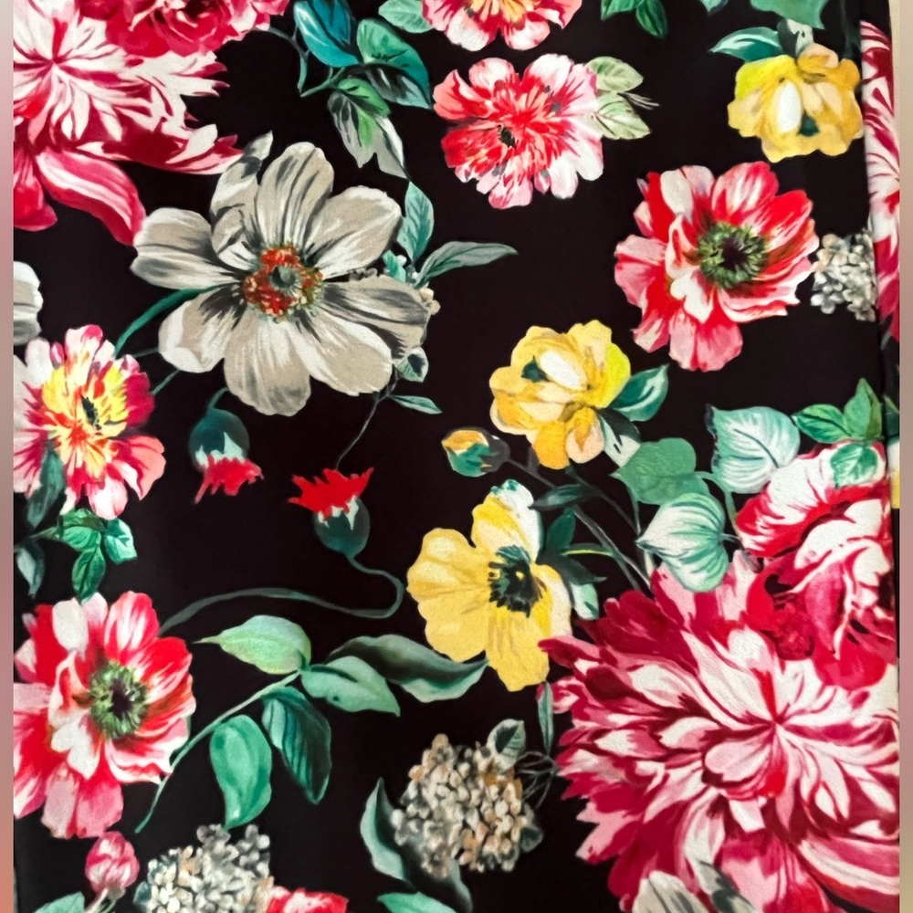 Floral Pull on Pants